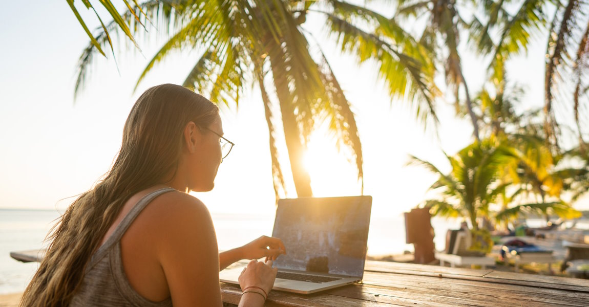 Kho Pangan, Thailand ist ein klassisches Ziel für Digitale Nomaden