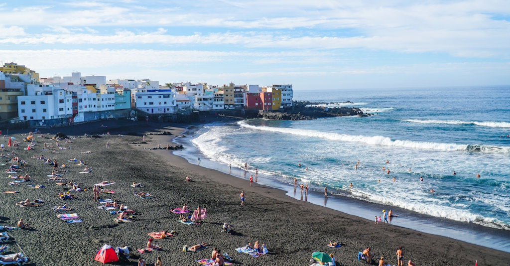 Playa Jardin mit Appartments und Häusern